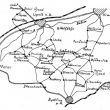 Mapa národopisné oblasti Záhoří