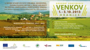 Národní konference Venkov 2013 @ Hranice | Olomoucký kraj | Česká republika